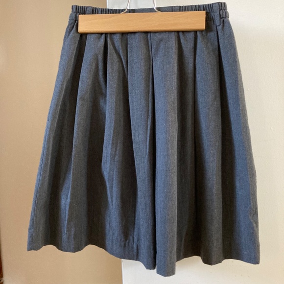 Grey, A-line midi skirt - Picture 2 of 6